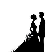 —Pngtree—clipart of a wedding silhouette_13279567.png