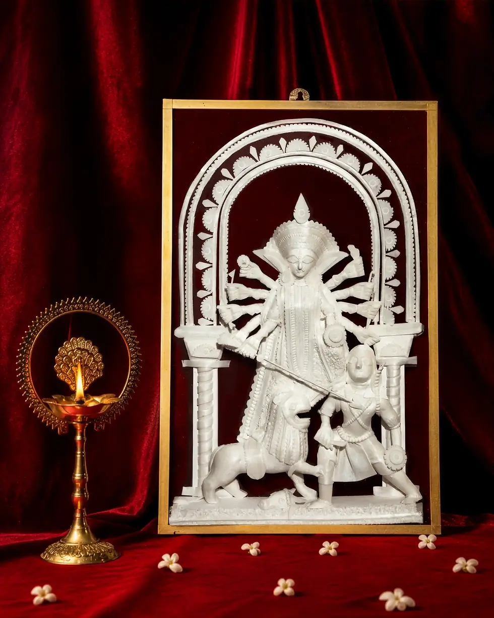 Sholapith Mahishasuramardini Durga Murti