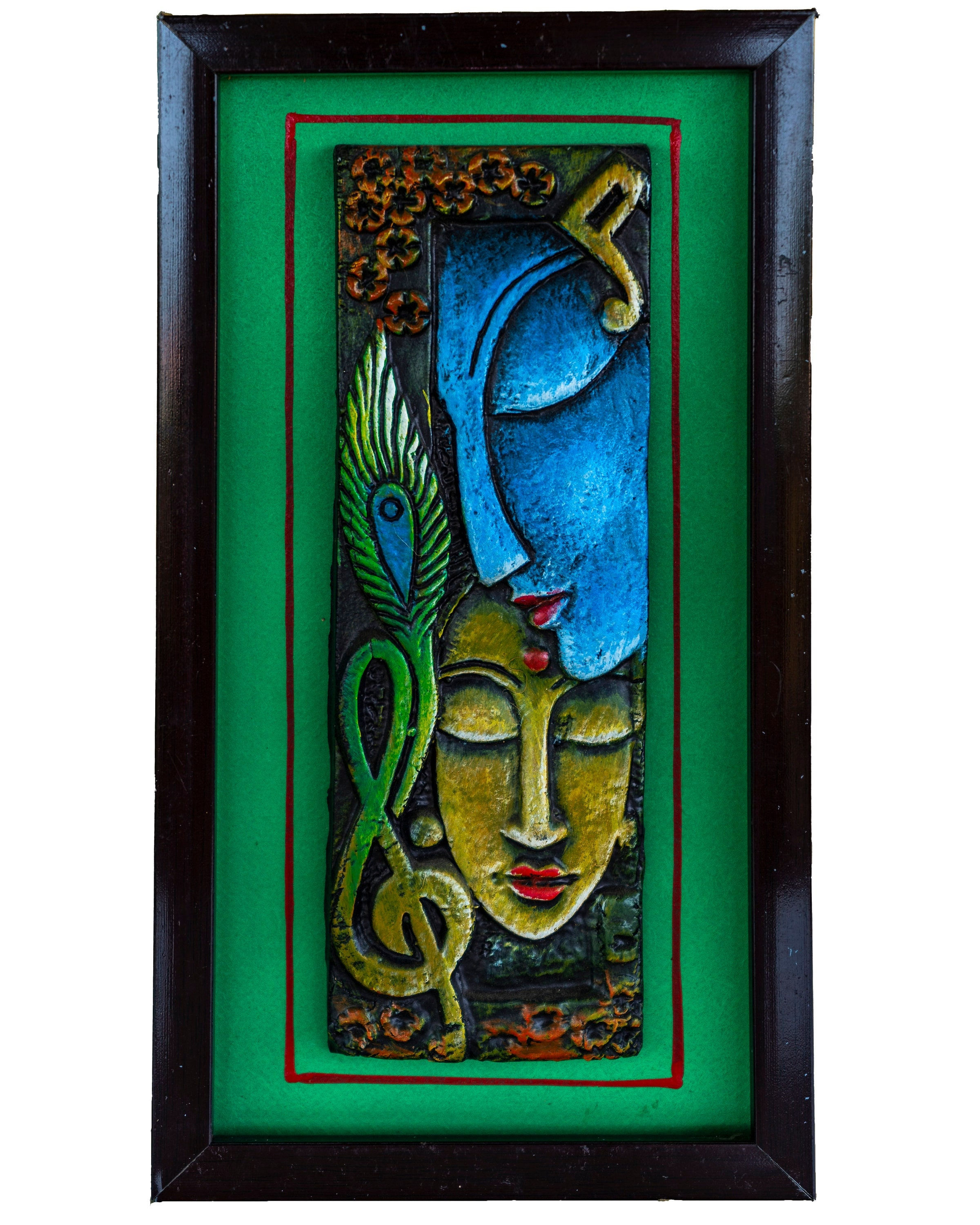 Unique valentine gift A modern krishna art