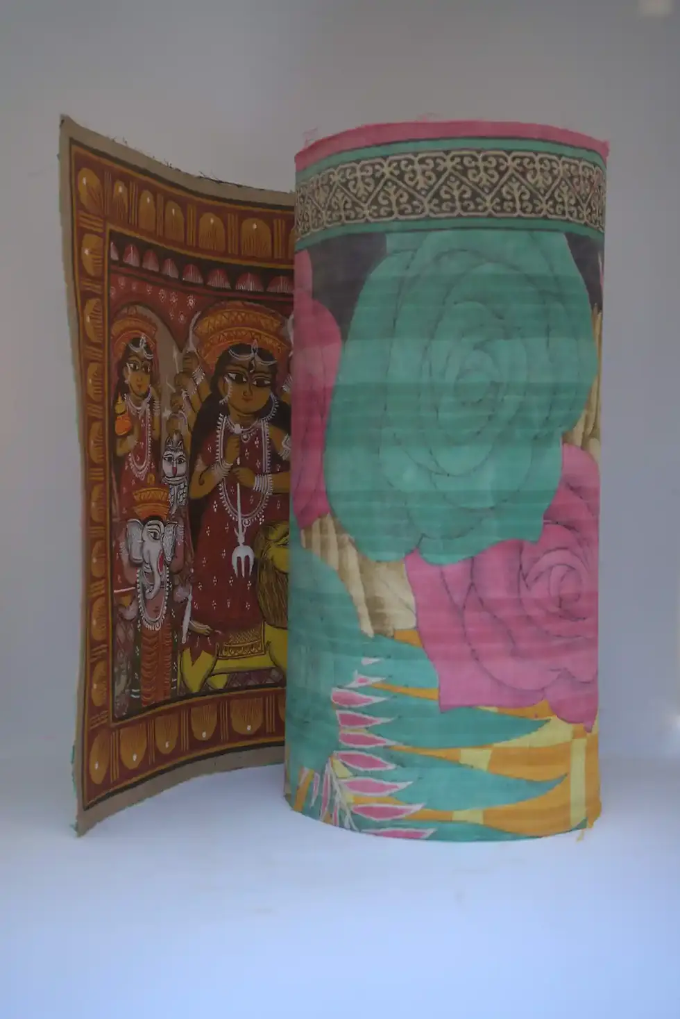 Thumbnail: Maa Durga Painting Bengal Pattachita Fully handmade