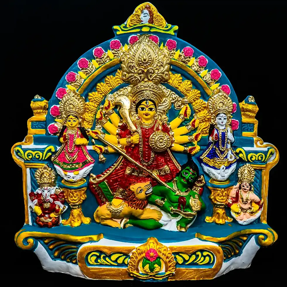 Popular Handmade Mahisasurmardini Bengali Durga Murti Idols