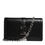 Thumbnail: Black Calfskin Leather Chain Strap Shoulder Crossbody Bag
