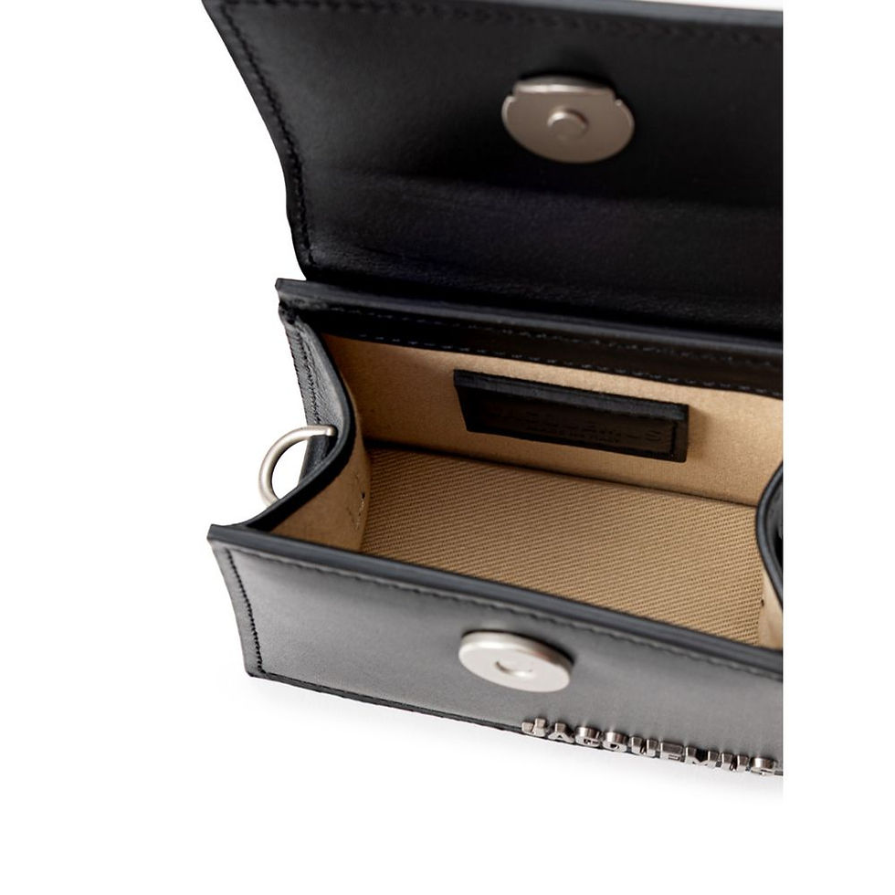 Thumbnail: Black Leather Handbag