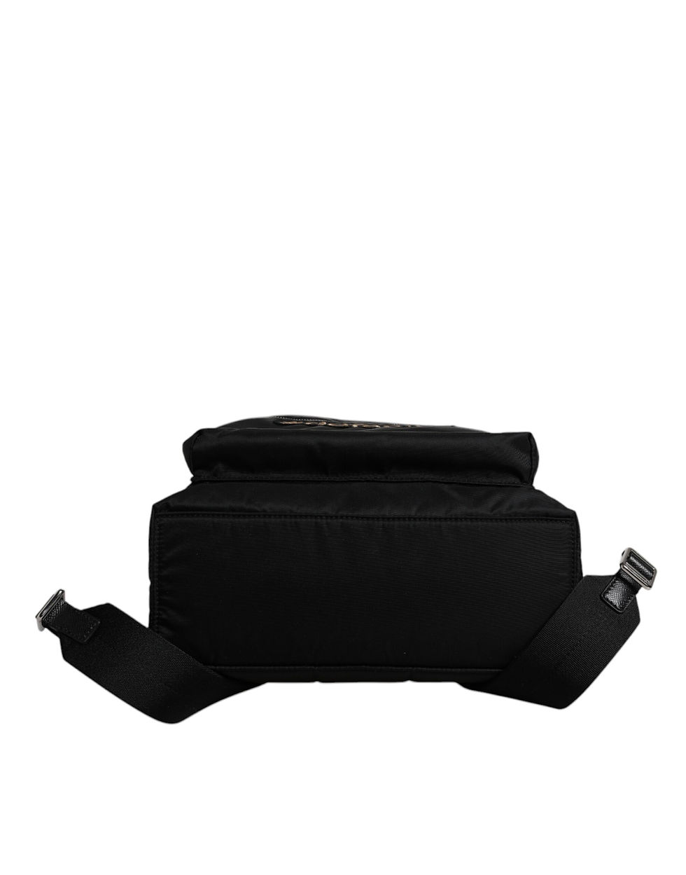 Thumbnail: Black Nylon #DGFAMILY Embellished Backpack VULCANO Bag