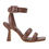 थंबनेल: Green Calf Leather Sandals Uvaia – Women’s 8 Cm Sculpted Heel With Ankle Strap