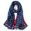 Thumbnail: Women's Print Silk Scarf - 100% Square Silk Scarf