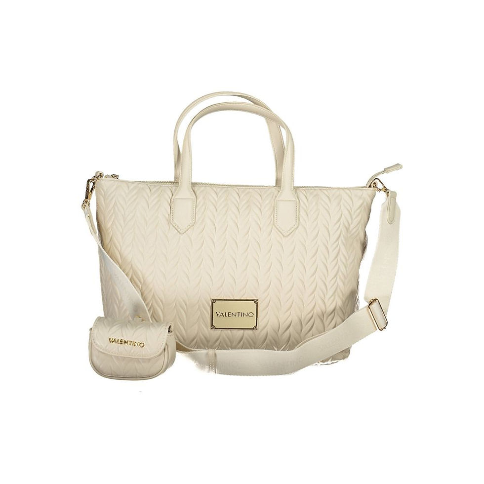 Thumbnail: White Polyurethane Women Handbag