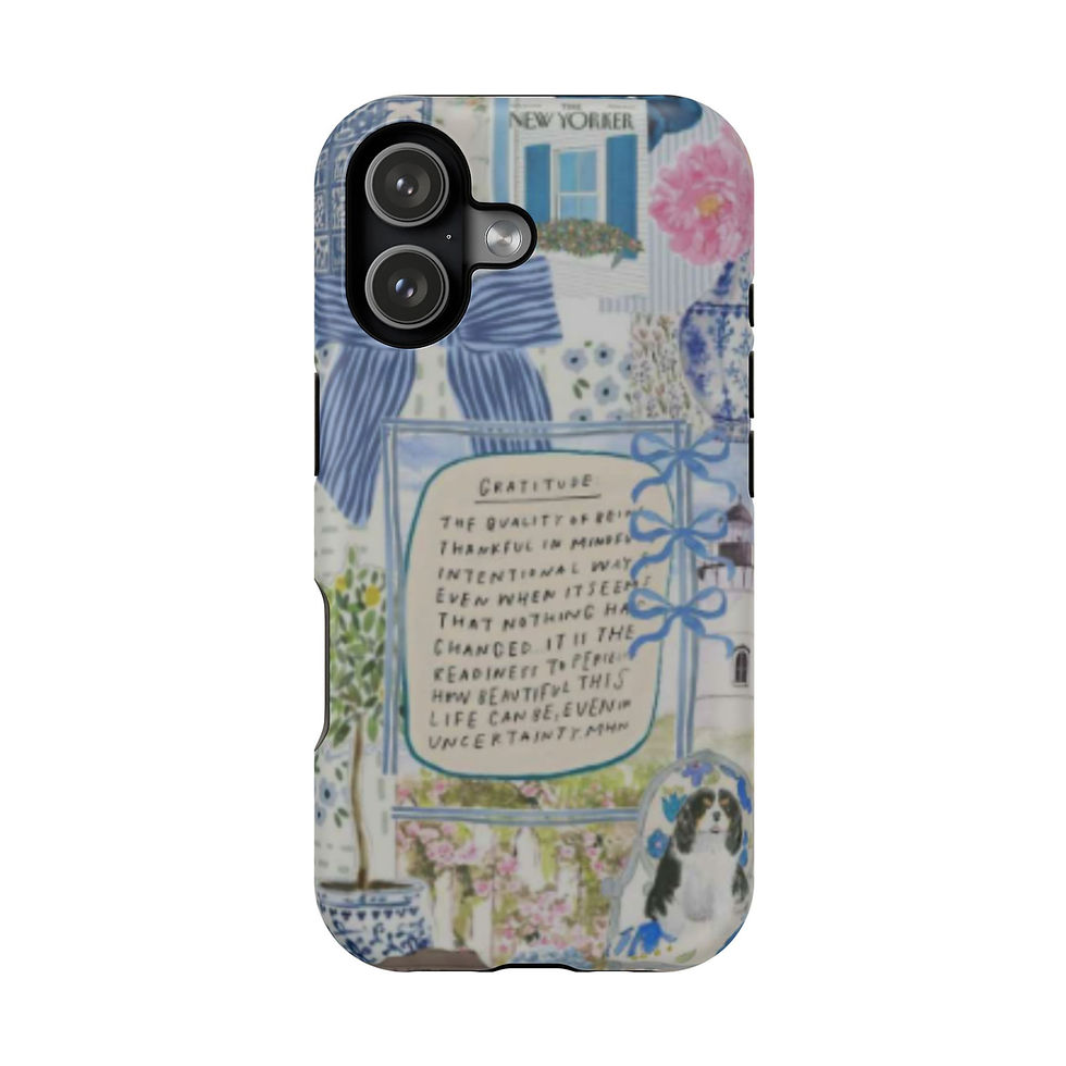 Thumbnail: Floral Reading Nook Phone Case Cover with Cozy Illustration
