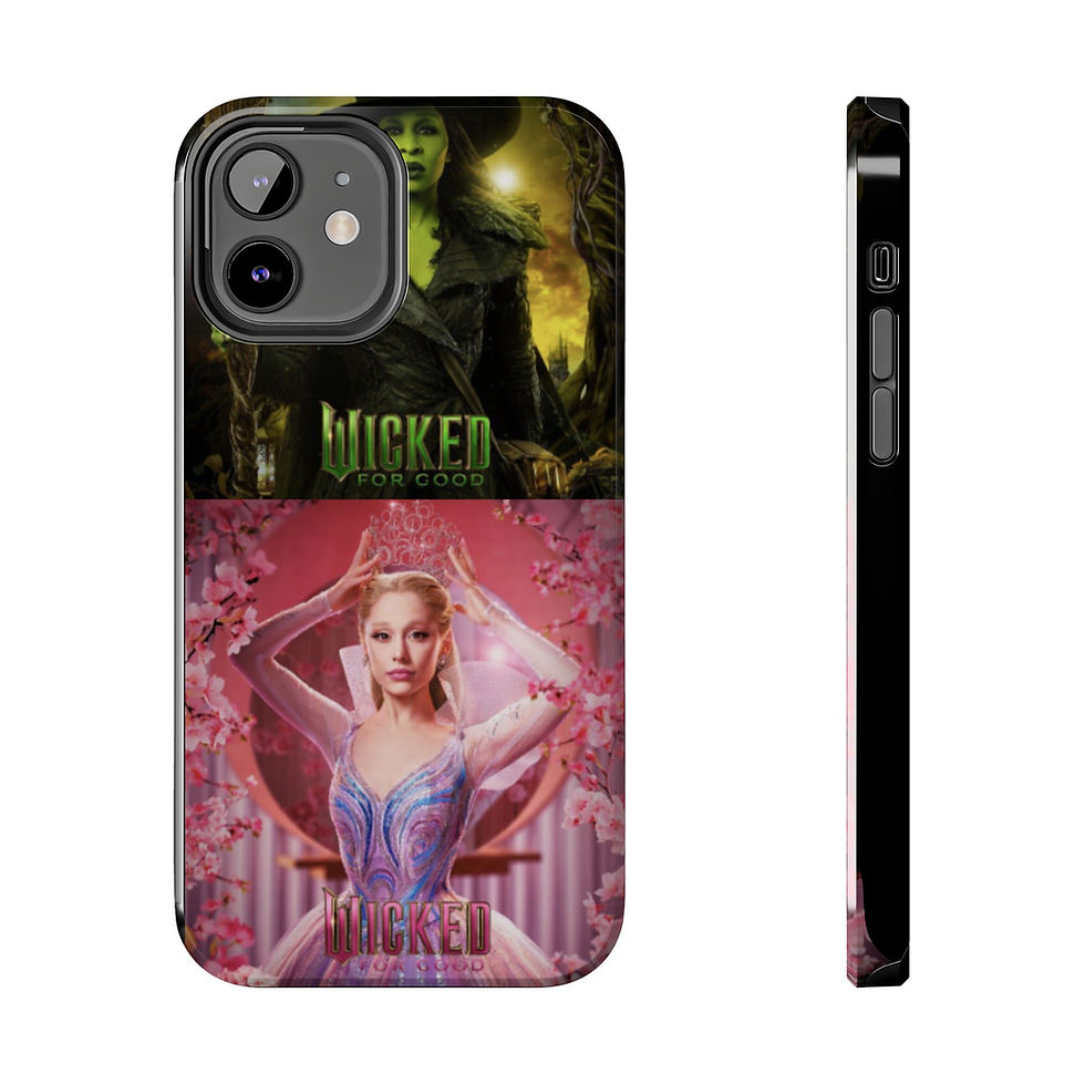 Thumbnail: Wicked For Good Tough Phone Case — Dual Villain & Hero Fantasy Design