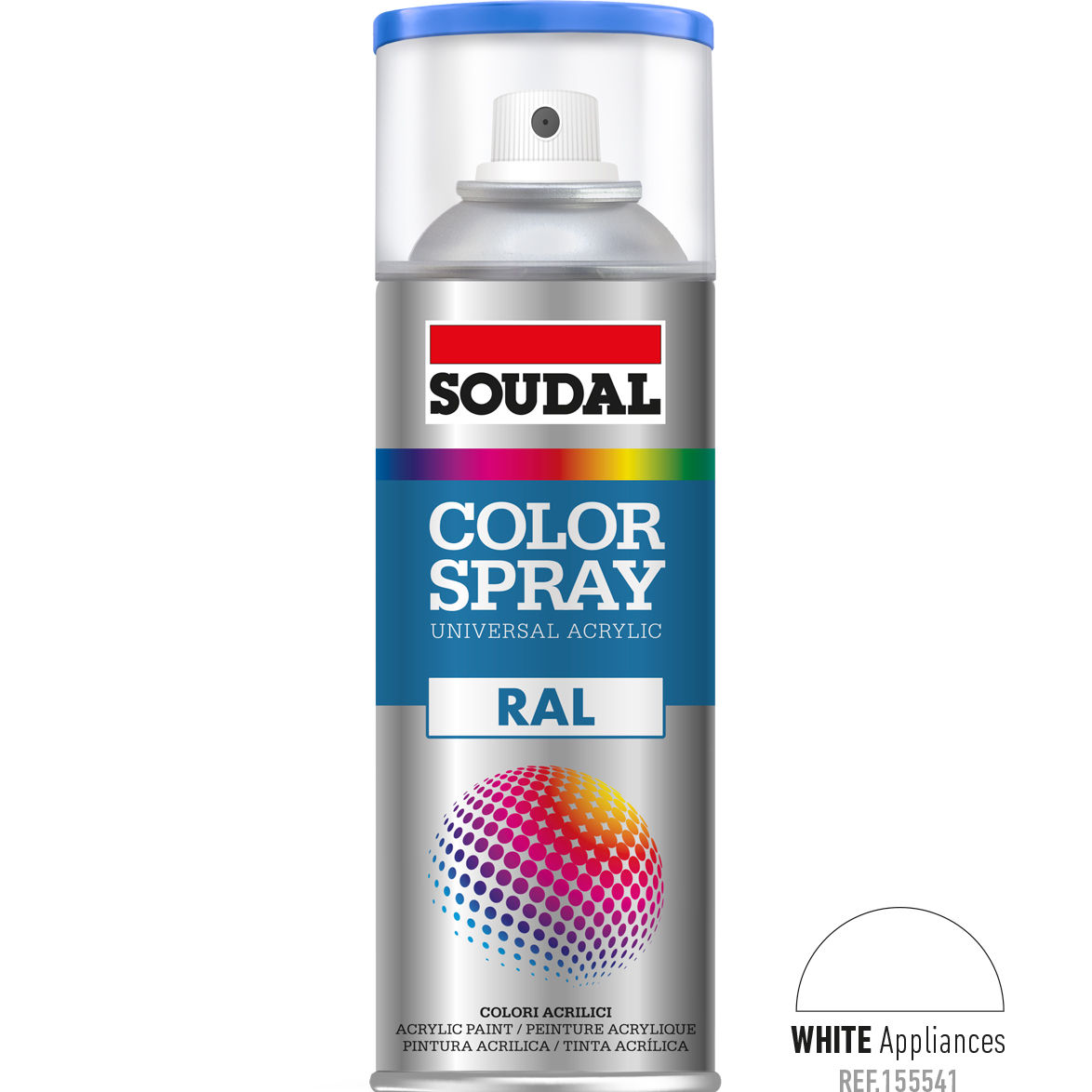 Tinta Spray RAL Branco Electrodoméstico 400 mL -