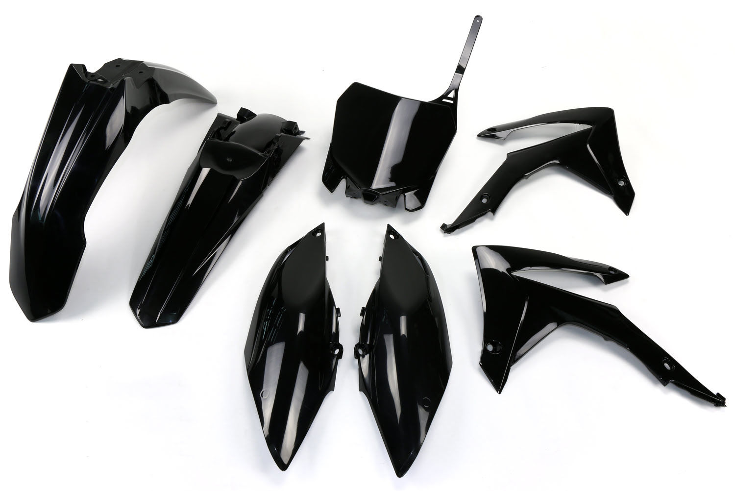 Plastic Kit 5pcs Black - Honda CRF 250R 2014-2017