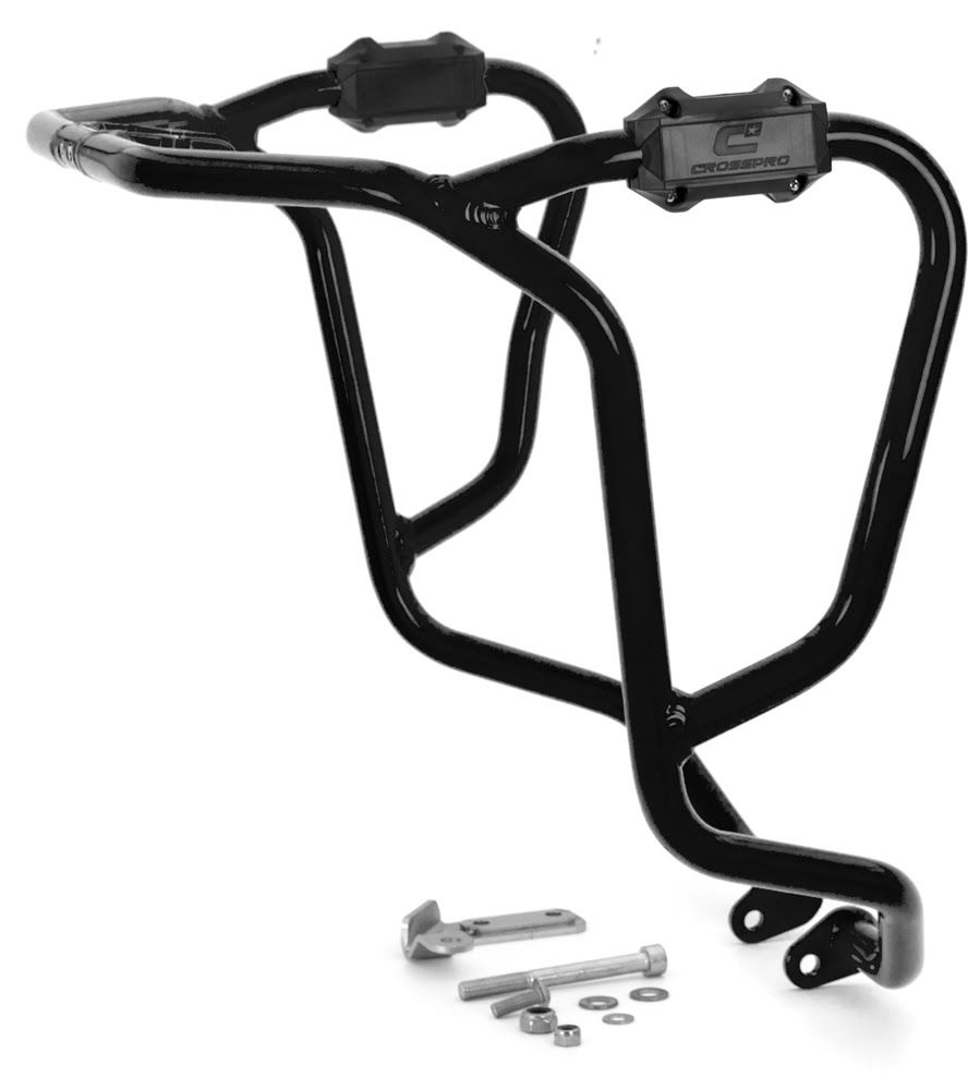 Aluminum Trail Crash Bar Black - Suzuki DL 250 V-Strom 2018-2023
