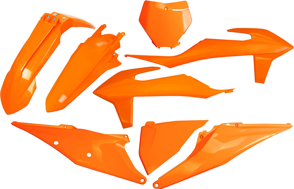 Plastic Kit 5pcs Orange - KTM 125 SX 2019-2022