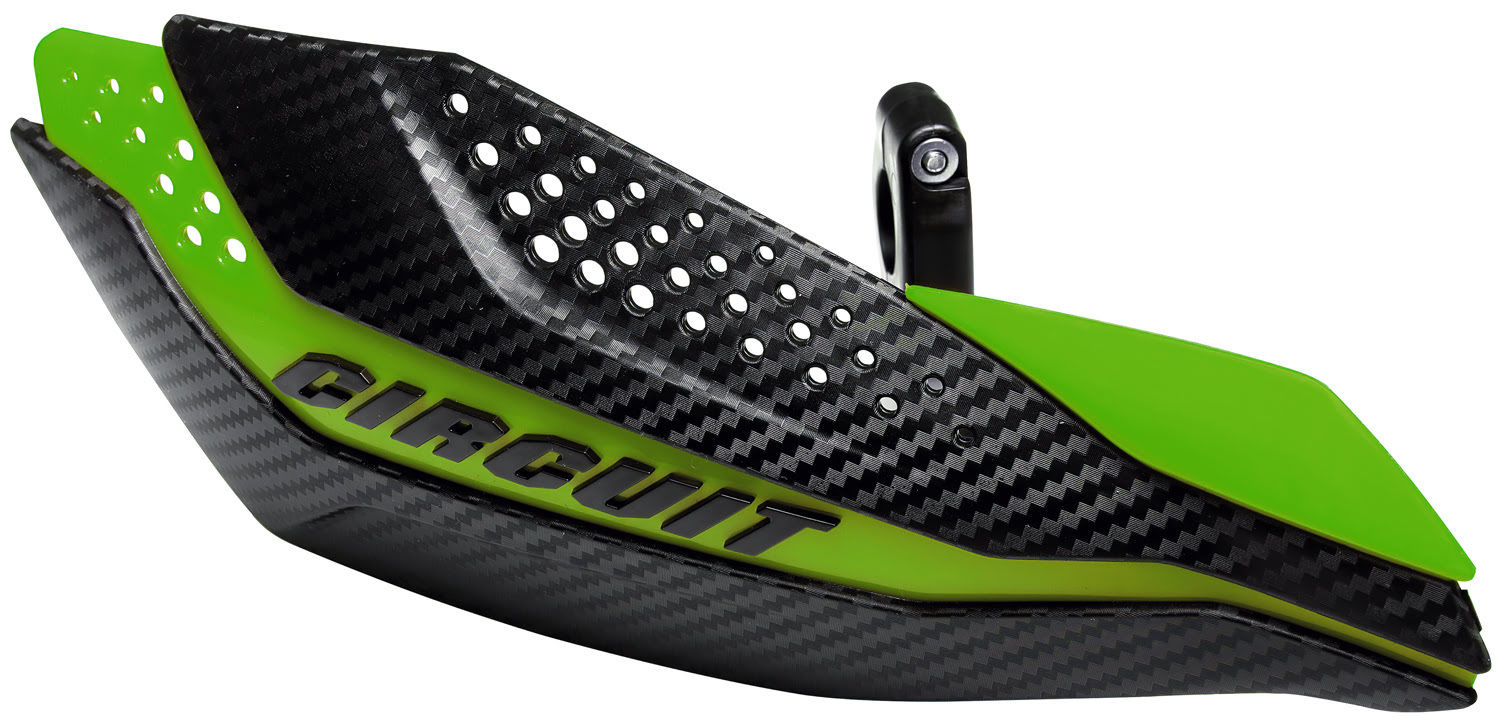 Handguards DAKAR Carbon / Green-