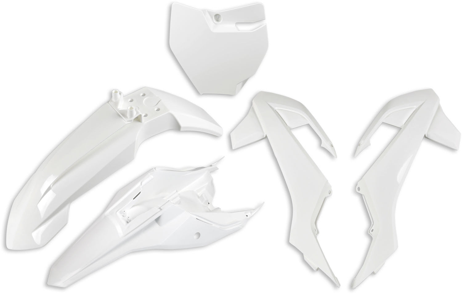 Plastic Kit 4pcs White - GasGas-» MC 65 2021 , 2022 , 2023 , •KTM 65 SX 2016-202