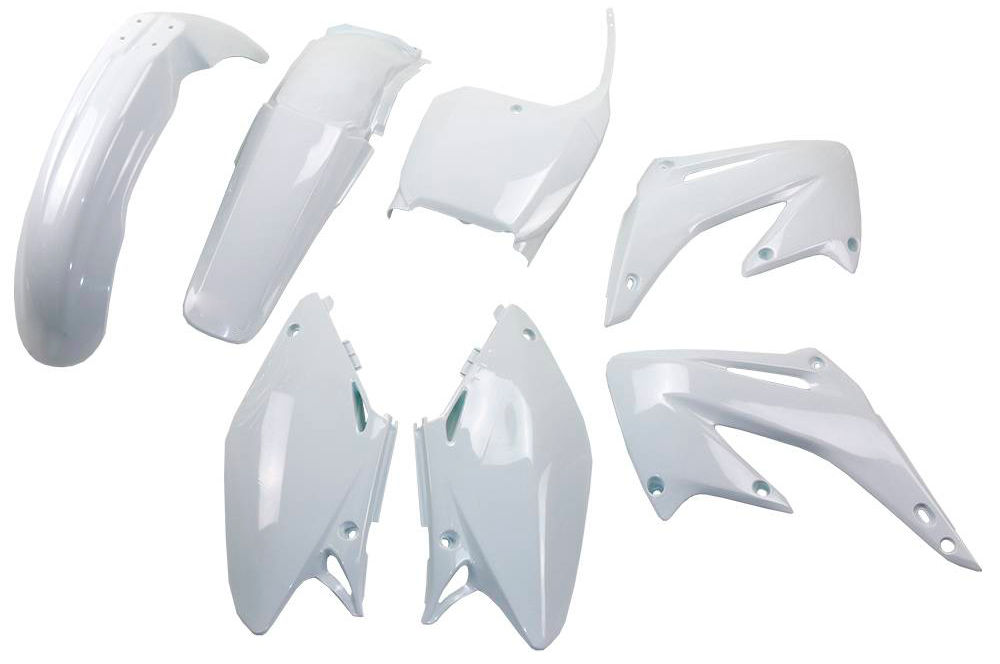Plastic Kit 5pcs White - Honda CR 125R 2002-2003