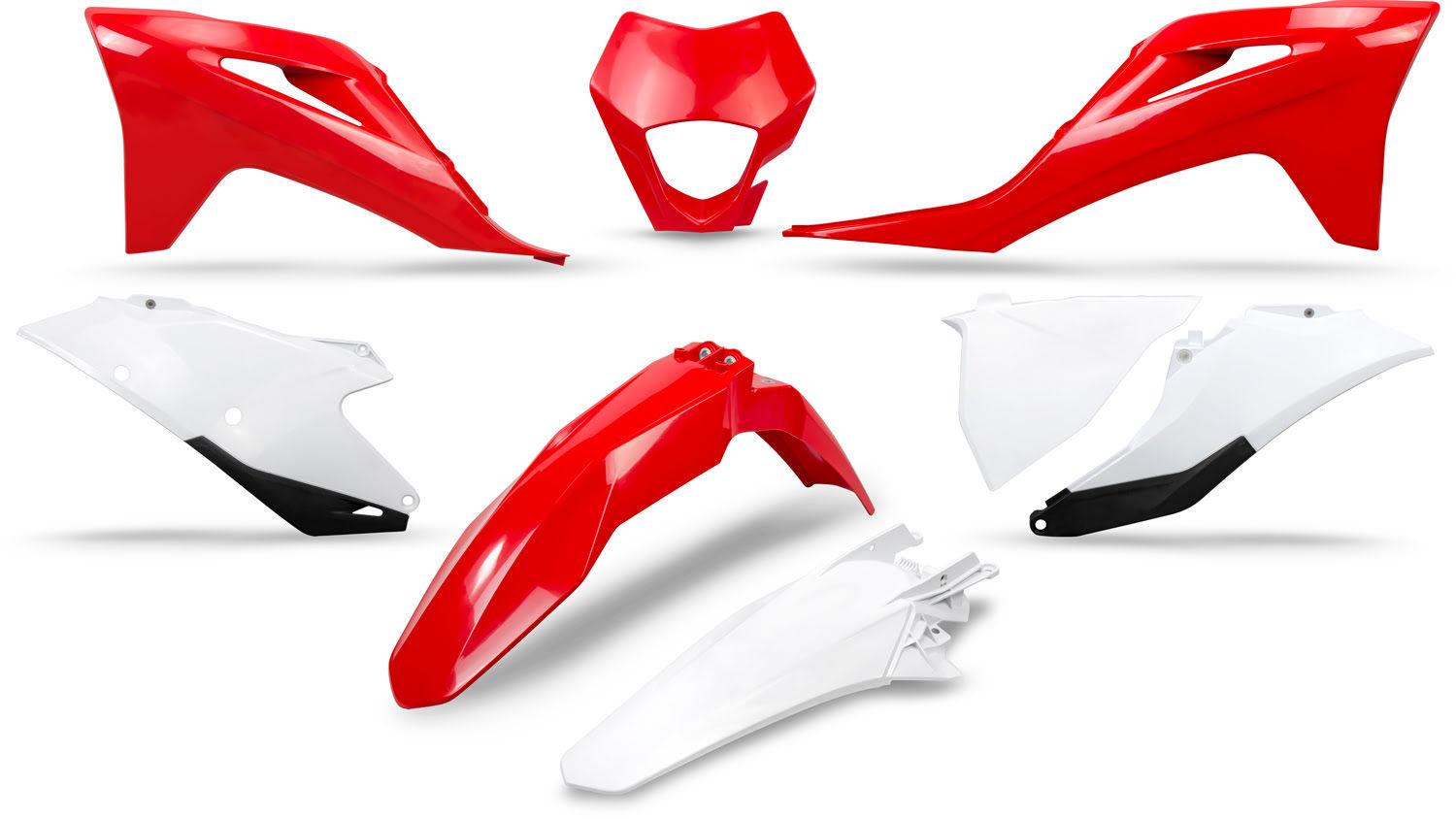 Plastic Kit 5pcs (With Headlight) OEM - GasGas EC 250 2021-2023
