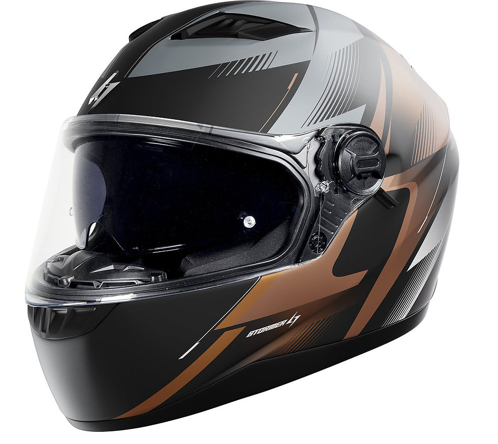 Helmet PUSHER RUSH Bronze Metal Matt