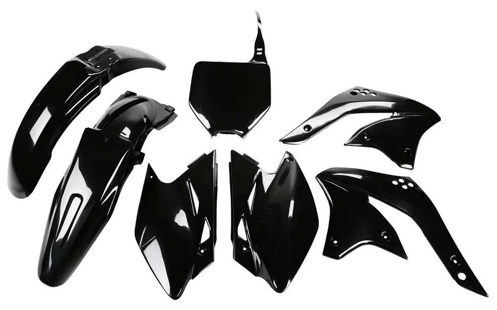 Plastic Kit 5pcs Black - Kawasaki KX 450F 2006-2008
