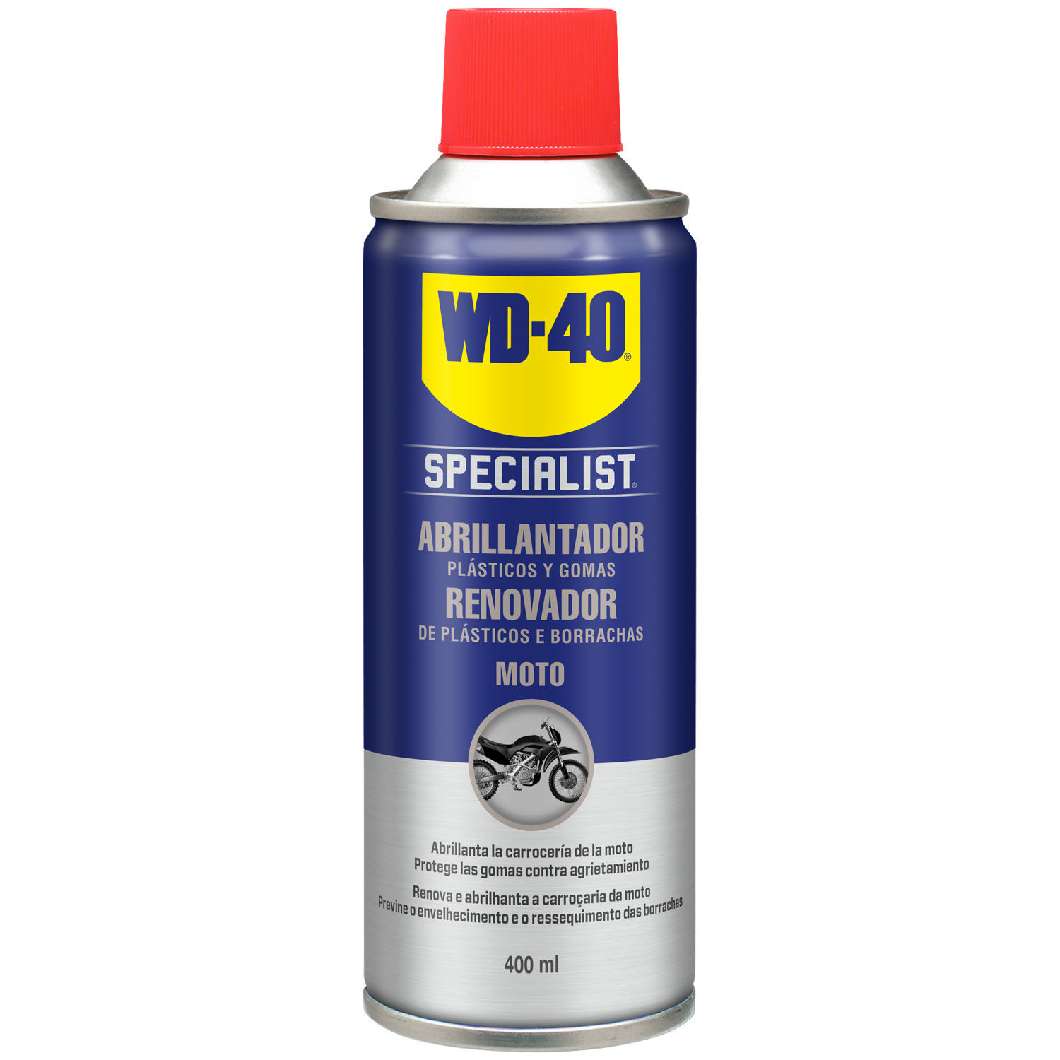 WD-40 MOTO Rénovateur de silicone 400ml x 1un-