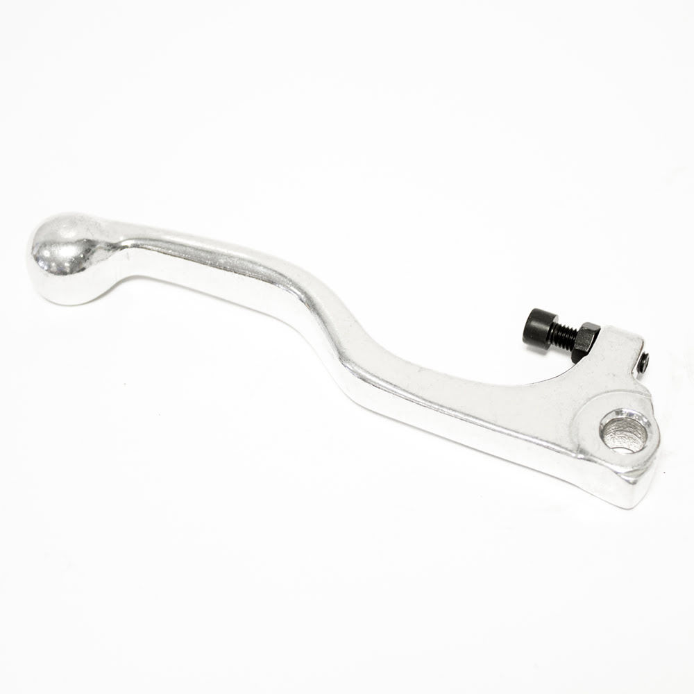 BRAKE LEVER FORGED KAWASAKI KX125/250 88-92 SILVER - KDX 200 , 89-94