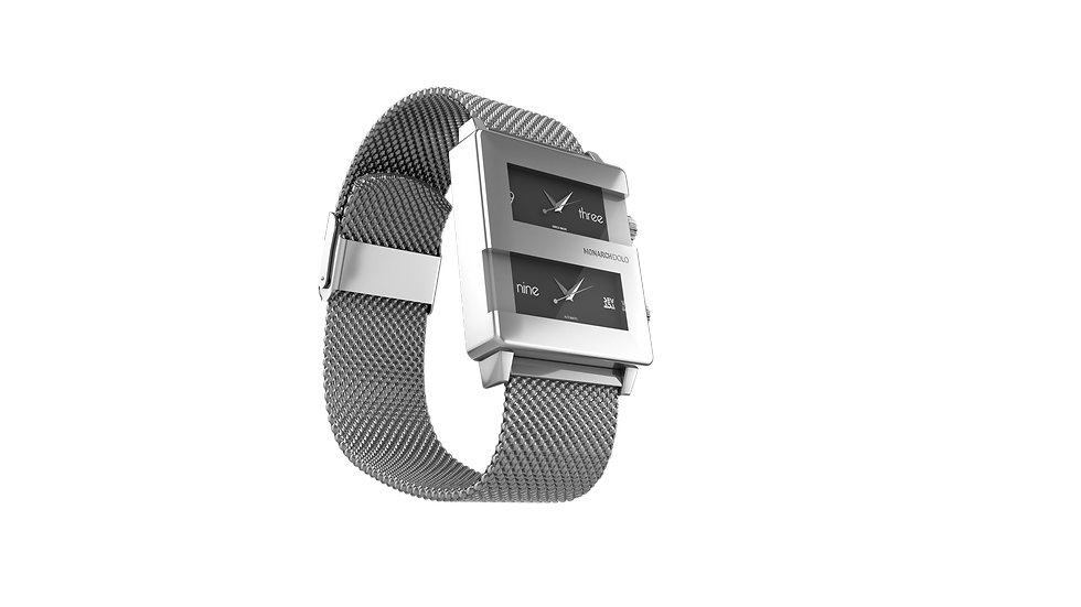 Thumbnail: SVD | Monarch Dolo / Silver / Gray Dial / Silver Metal Strap