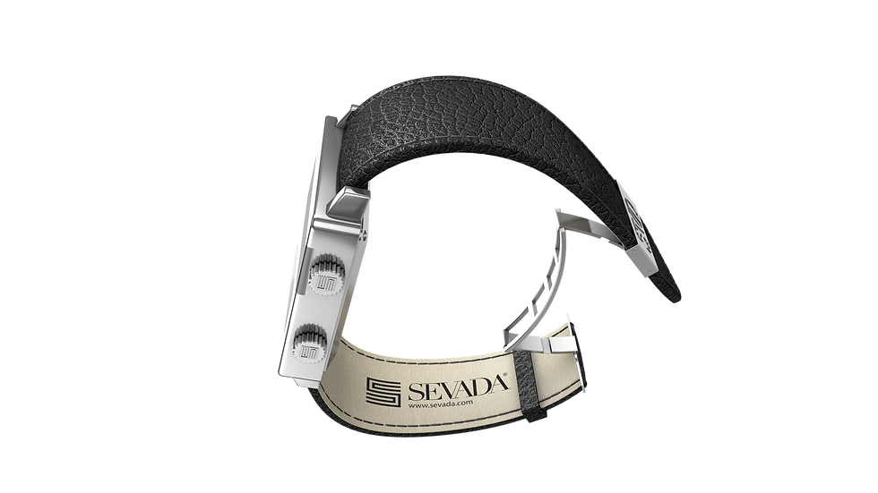 Thumbnail: SVD | Monarch Dolo / Silver / Black Dial /Black Leather Strap