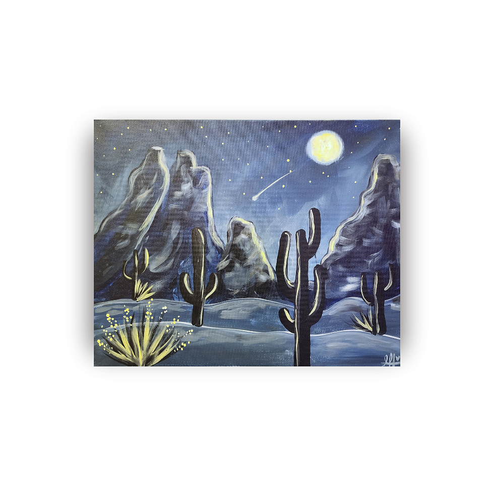 Desert Moonlight Paint Class