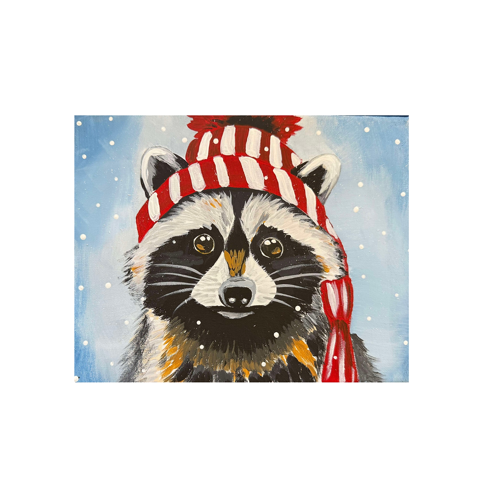 Winter Racoon