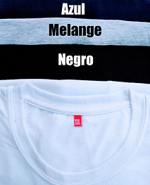 Colores remera para sublimar