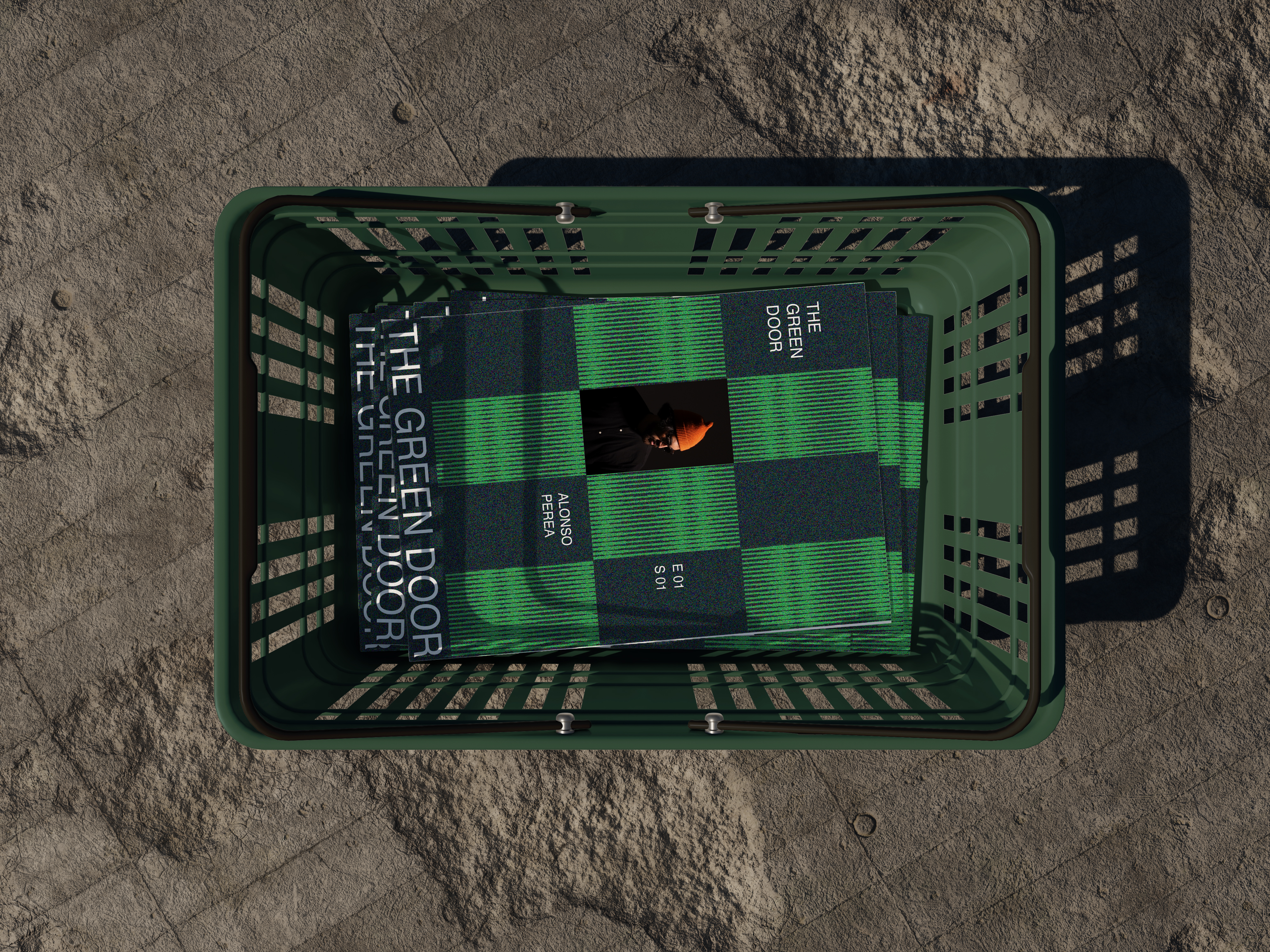 Grocery Basket Mockup