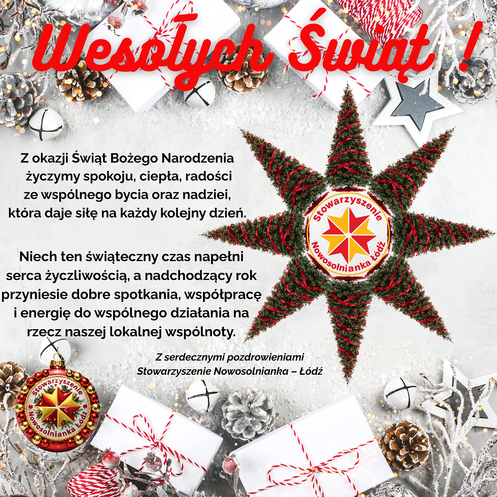 Wesołych Świąt Bożego Narodzenia