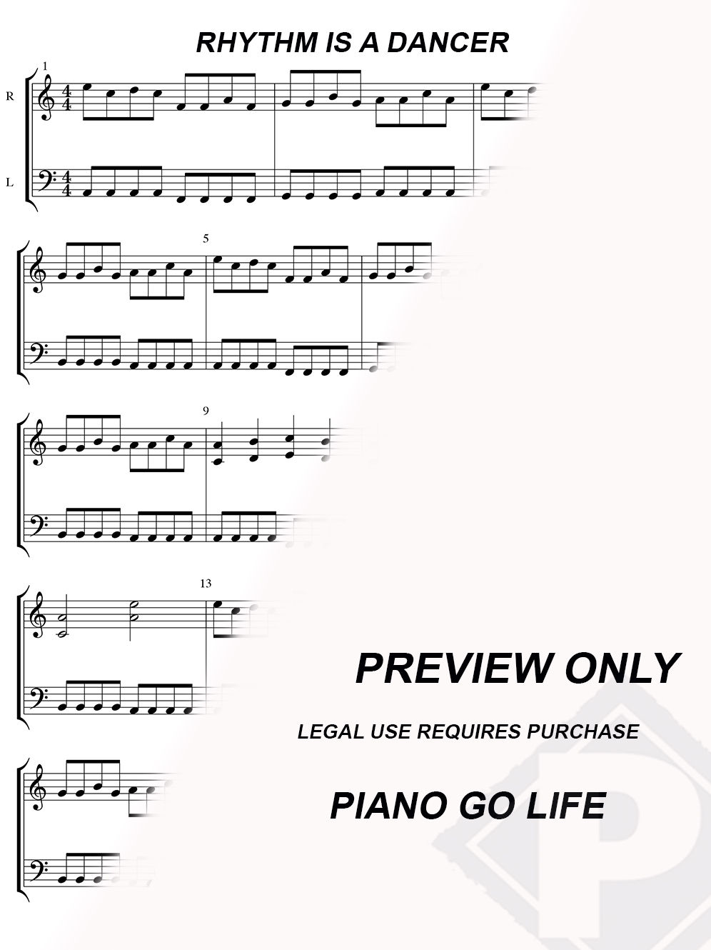 Snap! - Rhythm Is A Dancer Sheet Music