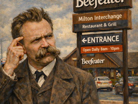 The Hungry Poet: My Life in Food — Taking Friedrich Nietzsche to Beefeater at Milton Interchange