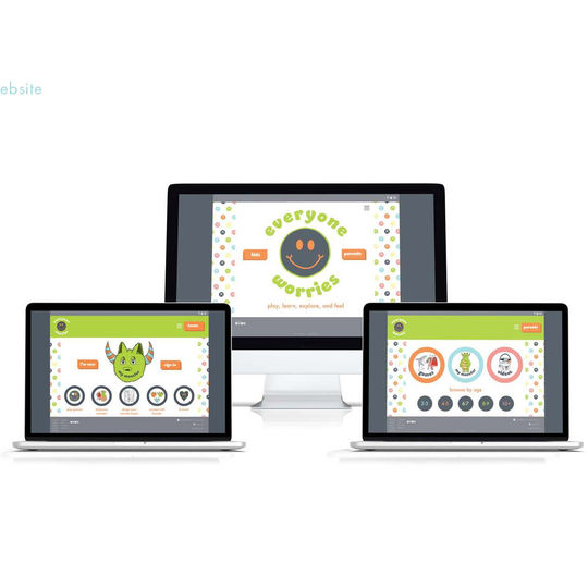 "everyone worries" brand identity project by lila hathaway