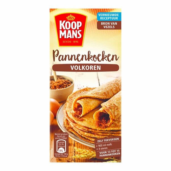 Koopmans – Panekoeken Volkoren – 400g