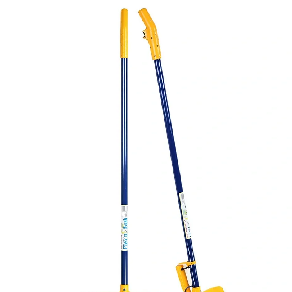 Carbon fiber handle pole from Manure Fork.