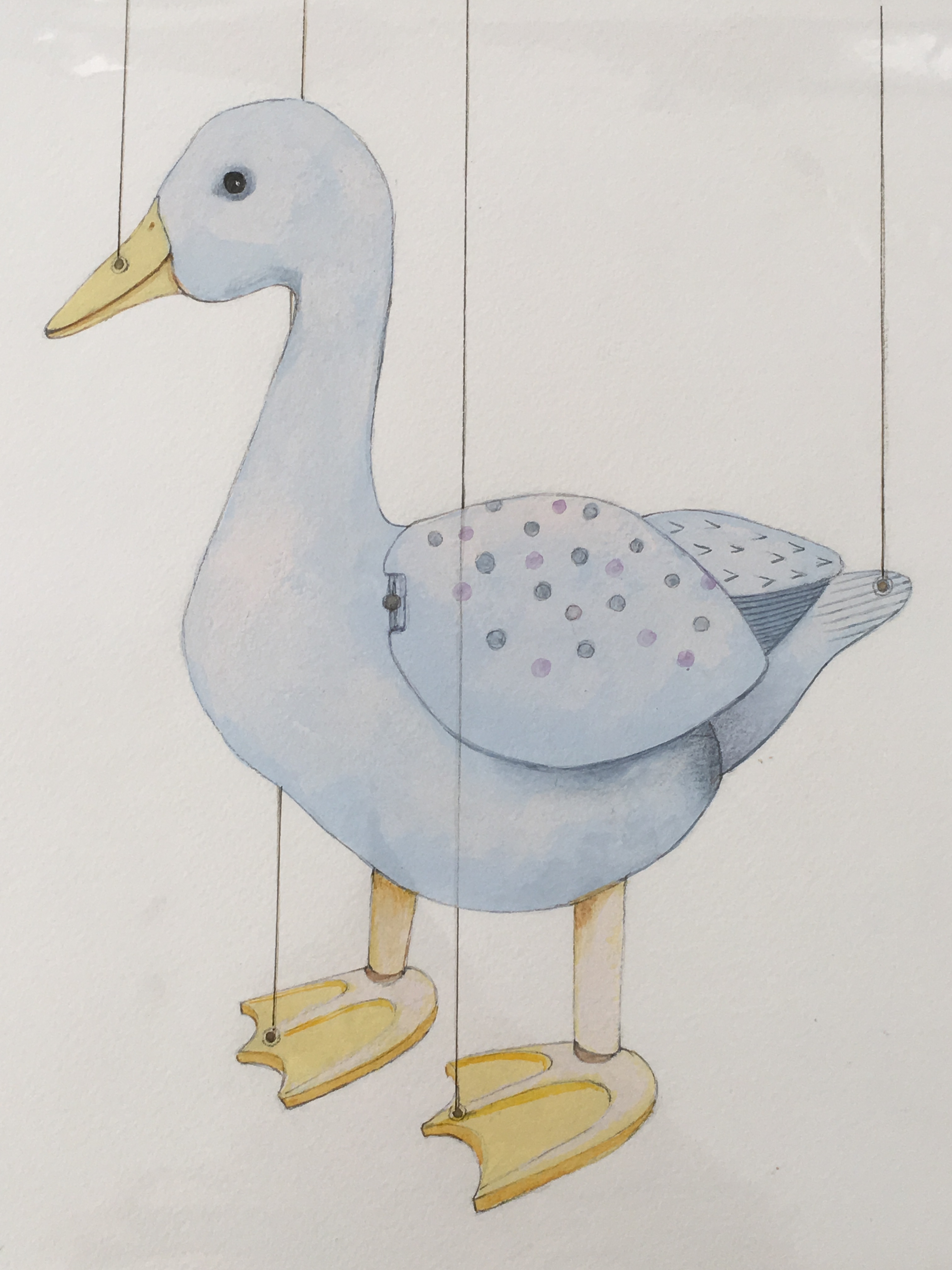 Puppet Blue Goose