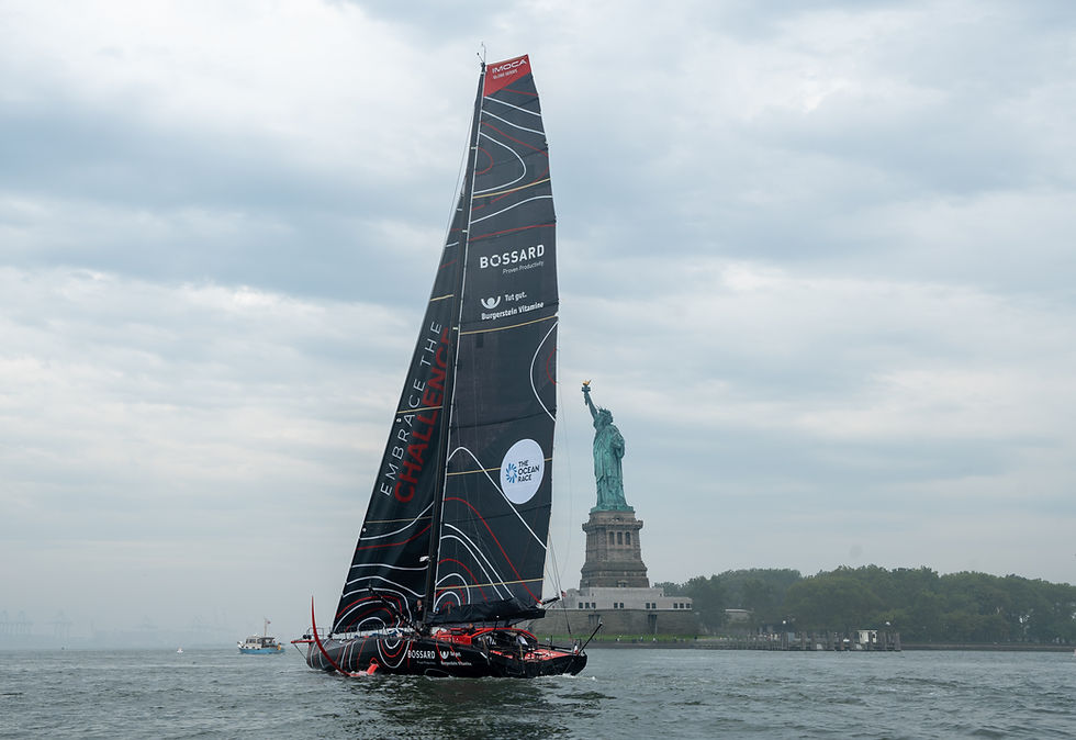 They're Off. Embrace The Challenge has left New York