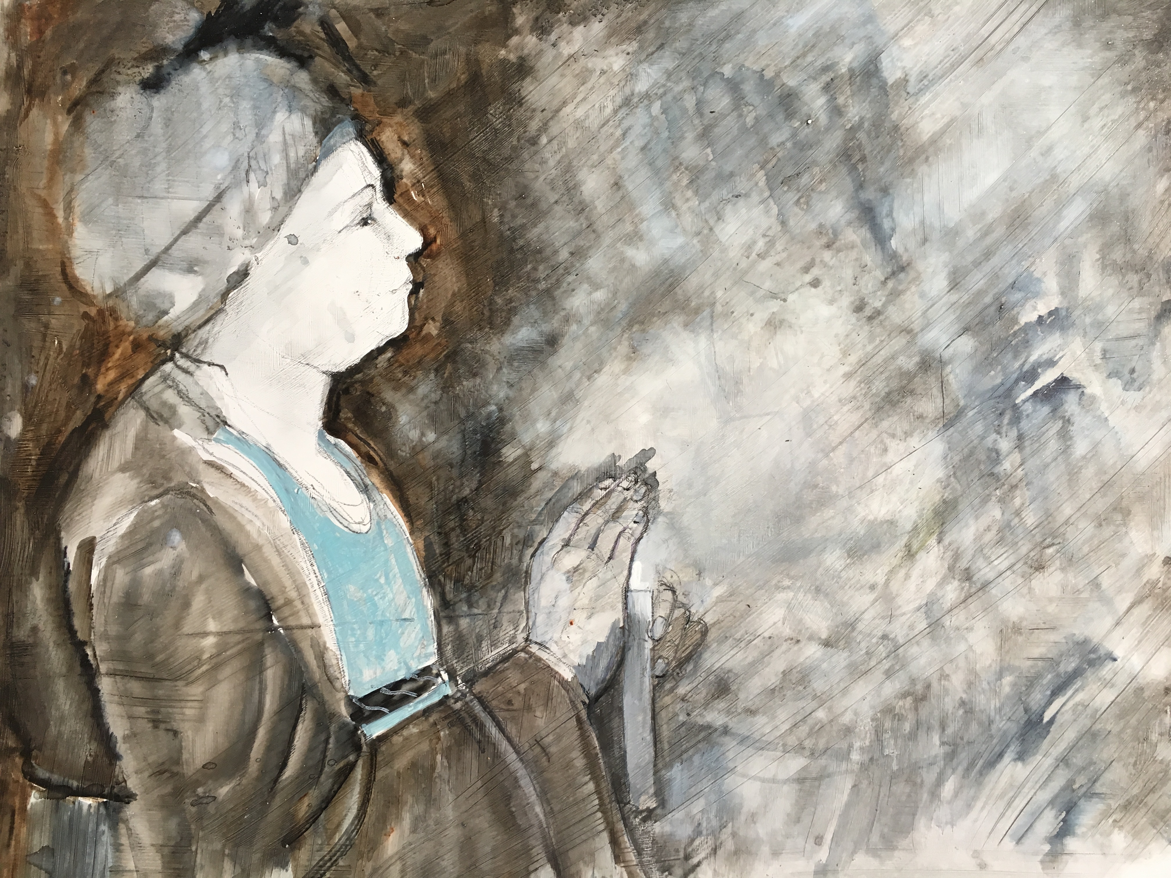 At Prayer (a study)