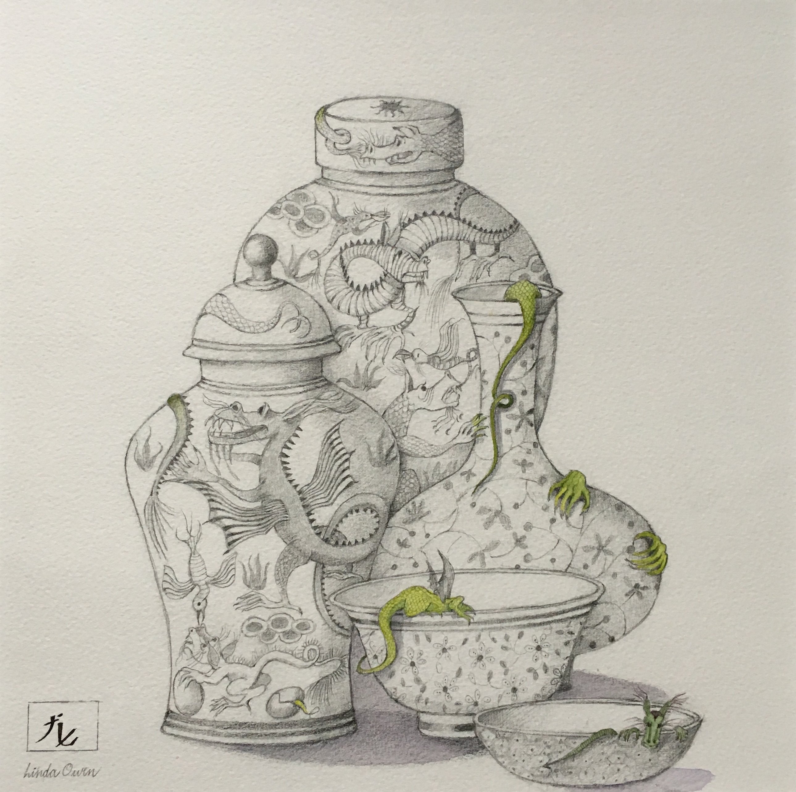 Chinese Pots and Dragons