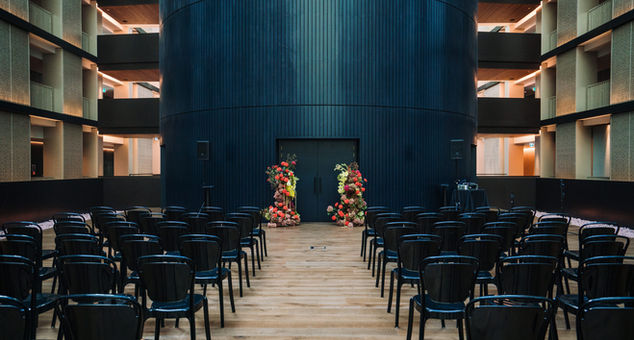 Stunning wedding space, the Ceremonial Garden in the Park Hyatt