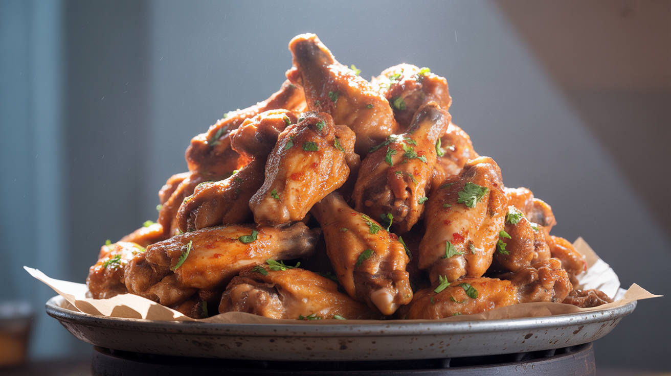 Crispy Baked Chicken Wings - Chewed Up