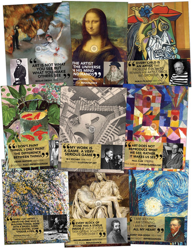 Studio Art Classroom Class Posters Famous Paintings Artists Facts Studio Art Classroom Class Posters Famous Paintings Artists Facts