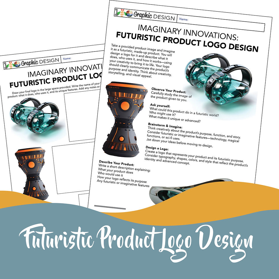 Thumbnail: Futuristic Product Logo Challenge Project – Imaginative Graphic Design Activity