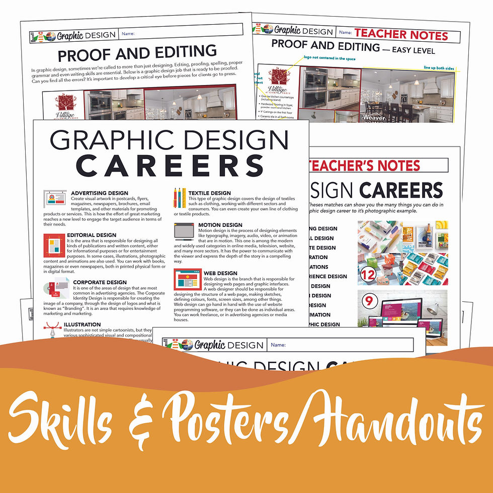 Thumbnail: Art & Graphic Design Curriculum Syllabi Resources BUNDLE for Student Artists