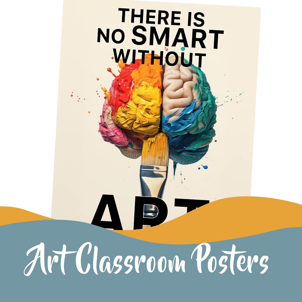 Thumbnail: Inspirational & Art Classroom Management Poster with Photographic Images Bundle