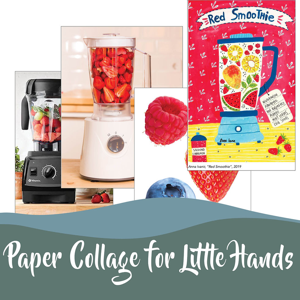Thumbnail: Preschool Fruit Craft Template Blender Smoothie Art Project PreK Kindergarten