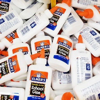 bottles of glue