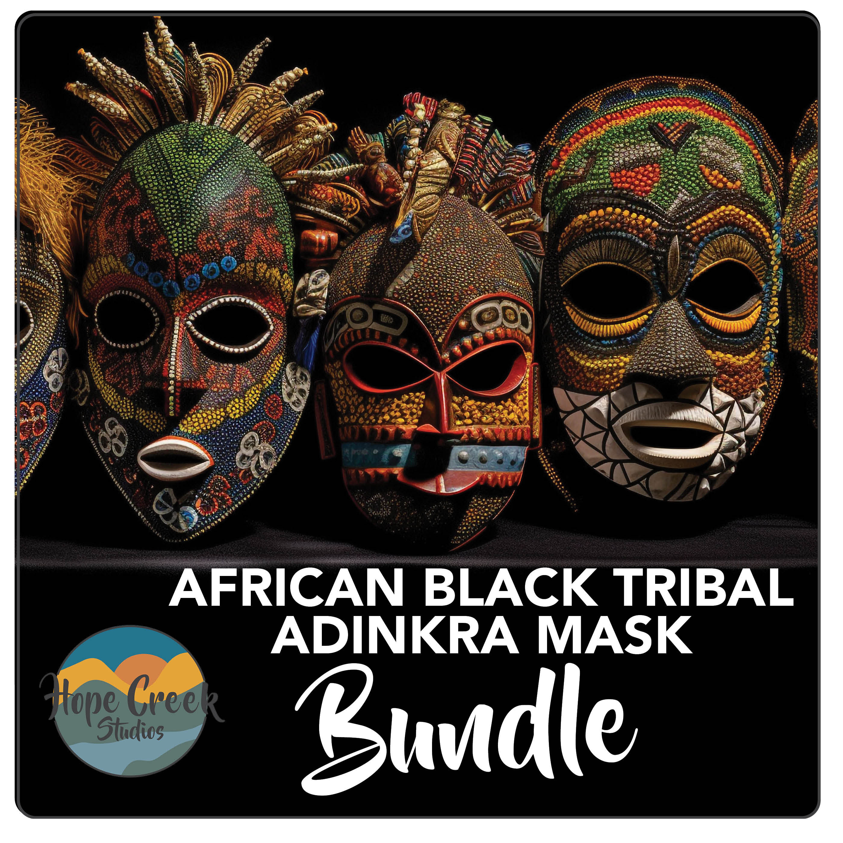 Art History World Africa Black Tribal Culture MASKS Symmetry Type Style Adinkra